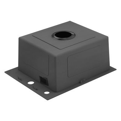 Комплект кухонної мийки Kroner KRP Schwarze 40х50HM PVD ST08 Grafite