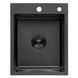 Комплект кухонної мийки Kroner KRP Schwarze 40х50HM PVD ST08 Grafite