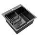 Комплект кухонной мойки KRP Schwarze - 5050HM PVD 03817BLK