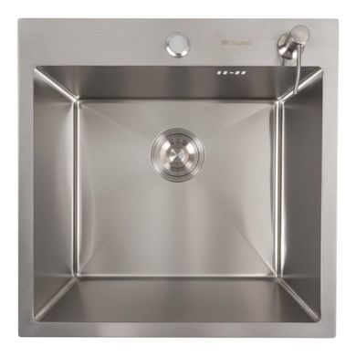 Комплект кухонної мийки Valeso 50х50HM BLK15 Kitchen Line