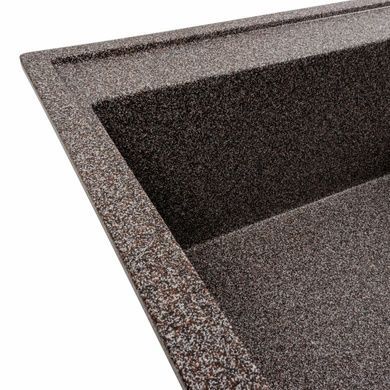 Гранитная мойка для кухни Platinum 7950 AZURIT матовый Микс