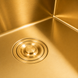 Комплект кухонної мийки Platinum 50*50 PVD ST4313 Gold
