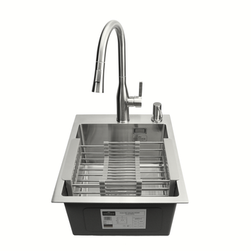 Комплект кухонной мойки Kroner KRP Geb&uuml;rstet 40х50HM ST02