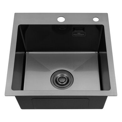 Комплект кухонної мийки KRP Schwarze - 4545HM PVD