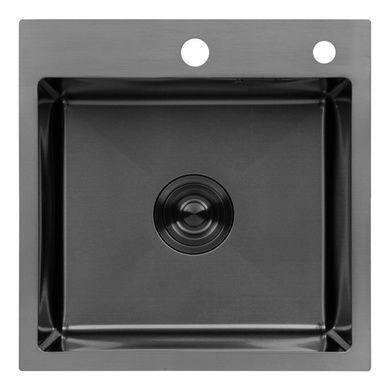 Комплект кухонної мийки KRP Schwarze - 4545HM PVD