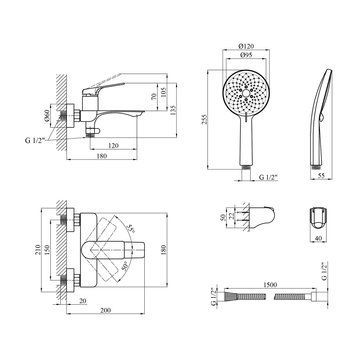 Смеситель для ванны Kroner KRP Graz - GRP060