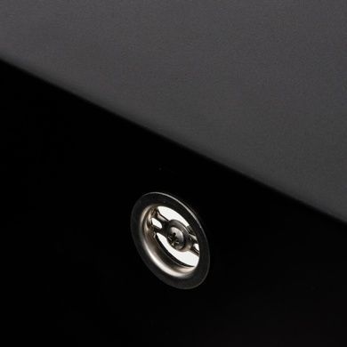 Гранітна мийка для кухні Platinum 7950 AZURIT матовий Чорний
