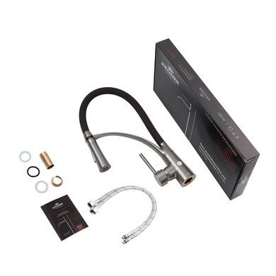 Комплект кухонной мойки KRP Schwarze - 5050HM PVD Ersel