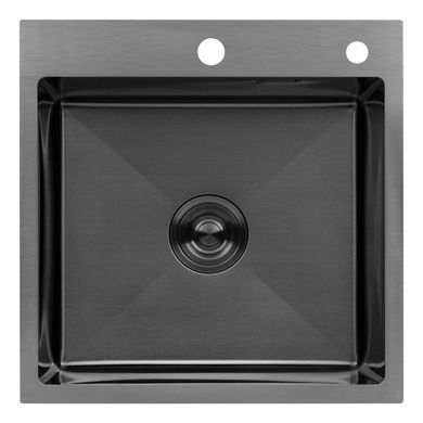 Комплект кухонной мойки KRP Schwarze - 5050HM PVD Ersel