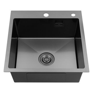 Комплект кухонной мойки KRP Schwarze - 5050HM PVD Ersel