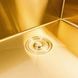 Комплект кухонної мийки Platinum Handmade 60*50 PVD Gold NES-JL7