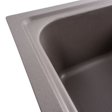 Гранітна мийка для кухні Platinum 7950 Equatoria матова Дюна