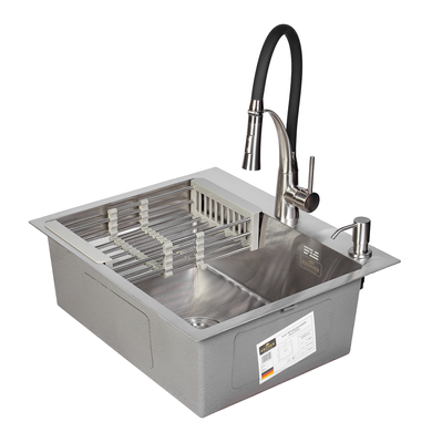Комплект кухонной мойки Kroner KRP Geb&uuml;rstet - 6050HM ST4302