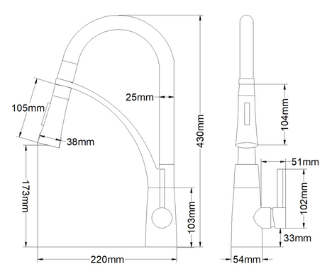 Комплект кухонной мойки Kroner KRP Geb&uuml;rstet - 6050HM ST4302