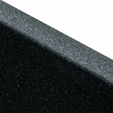 Гранітна мийка для кухні Platinum 4040 RUBA матовий антрацит