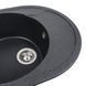 Гранитная мойка для кухни Platinum 5847 ONYX матовый Карбон