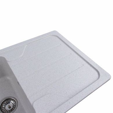 Гранітна мийка для кухні Platinum 7850 VERONA матова Топаз