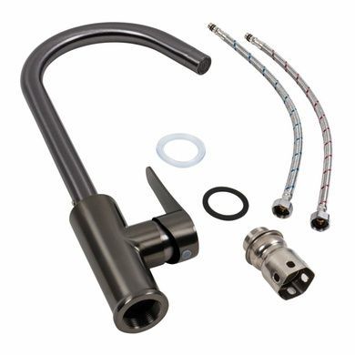 Комплект кухонной мойки Platinum 60*50 PVD TH36