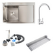 Комплект кухонной мойки Platinum CM 78*50 L