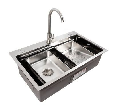 Кухонна мийка Valeso Handmade CM 75*46B Workstation з нержавіючої сталі