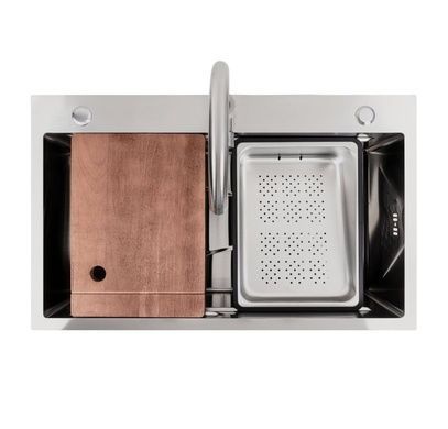 Кухонна мийка Valeso Handmade CM 75*46B Workstation з нержавіючої сталі