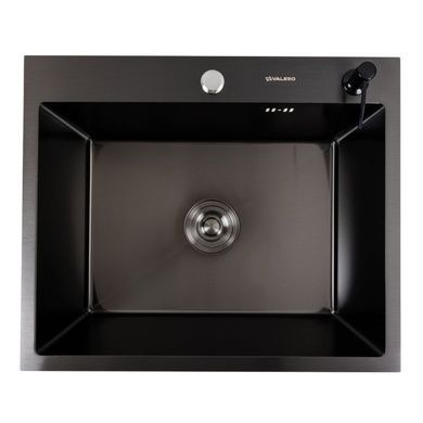 Комплект кухонной мойки Valeso 60х50HM PVD Kitchen Line Grafite