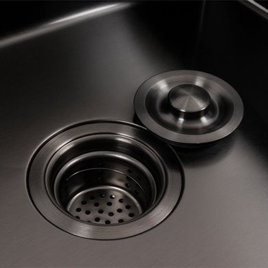 Комплект кухонной мойки Valeso 60х50HM PVD Kitchen Line Grafite
