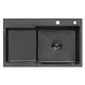 Комплект кухонної мийки KRP Schwarze - 7848RHM PVD
