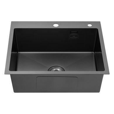 Комплект кухонної мийки KRP Schwarze - 6050HM PVD