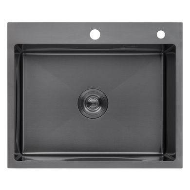Комплект кухонної мийки KRP Schwarze - 6050HM PVD