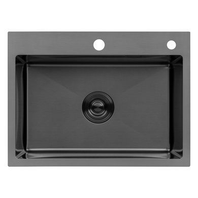 Комплект кухонной мойки KRP Schwarze - 5843HM PVD