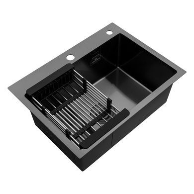 Комплект кухонной мойки KRP Schwarze - 5843HM PVD
