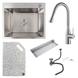 Комплект кухонної мийки Valeso 60х50HM ST02 Kitchen Line