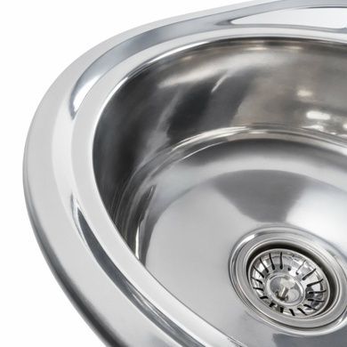Кухонная мойка из нержавеющей стали Platinum ПОЛИРОВКА 5745 (0,8/180 мм)