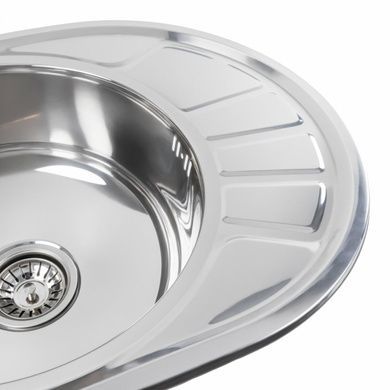 Кухонная мойка из нержавеющей стали Platinum ПОЛИРОВКА 5745 (0,8/180 мм)