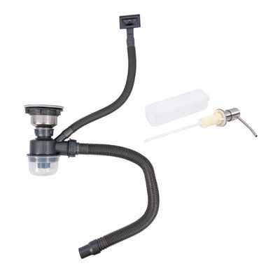Комплект кухонної мийки Valeso 60х50HM WHI16
