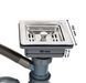 Сифон одинарний для мийок VALESO Handmade PVD чорних (квадратний сифон,квадратний перелив)