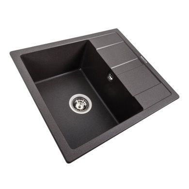 Гранітна мийка для кухні Platinum 5851 ARIA матовий Гренадін