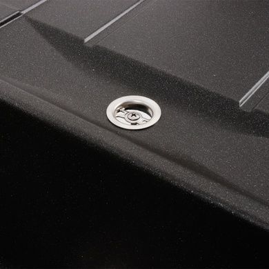 Гранітна мийка для кухні Platinum 7850 TROYA матовий Моріон