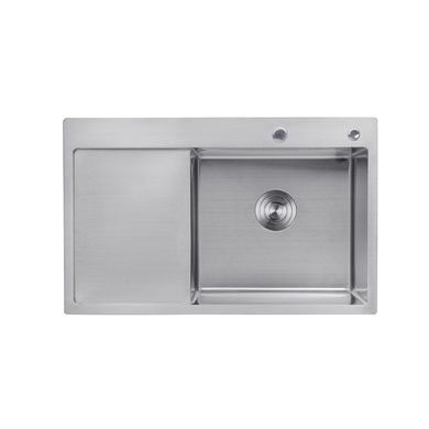 Комплект кухонной мойки Kroner Geb&uuml;rstet - 7849RHM BLK