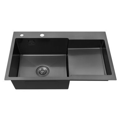 Комплект кухонной мойки KRP Schwarze - 7848LHM PVD
