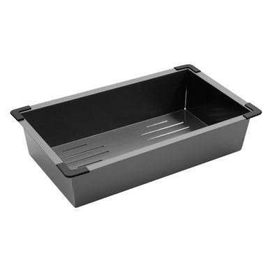 Комплект кухонної мийки Kroner KRP Geb&uuml;rstet 63х50HM ST17 GRA