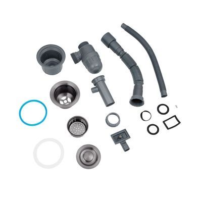 Комплект кухонної мийки KRP Schwarze - 6350HM PVD