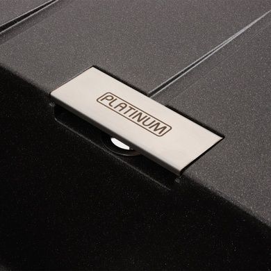 Гранітна мийка для кухні Platinum 7850 ROMA матовий Моріон
