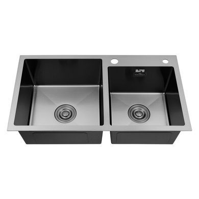 Комплект кухонної мийки 7843ZHM PVD Schwarze - FlexFlow