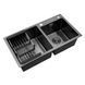 Комплект кухонної мийки 7843ZHM PVD Schwarze - FlexFlow