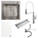 Комплект кухонной мойки Valeso 50х50HM WHI16 Kitchen Line